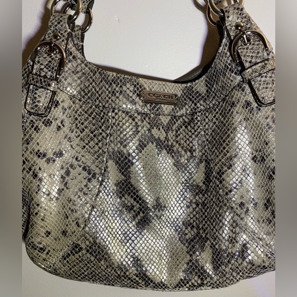 Coach snakeskin shoulder bag - Picture 1 of 12